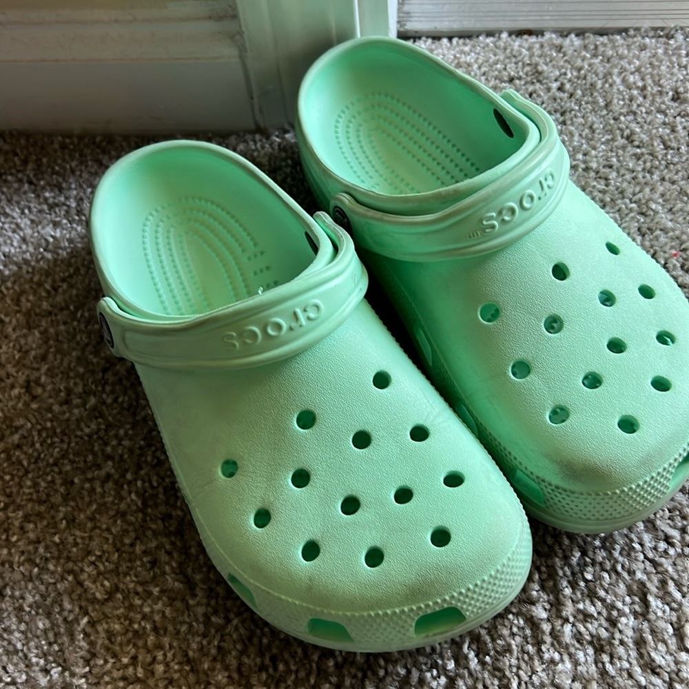 Mint Crocs!